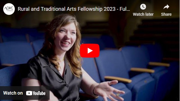 Opening film shot with Megan MacDonald for RTAF video of 2023 fellows.