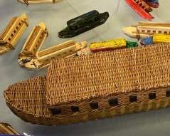  Willow packet boat closeup