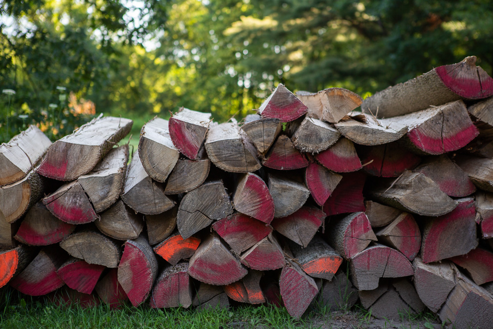 Cut wood for lacross sticks